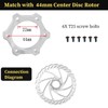 RUJOI Disc Brake Conversion Kit, 1Pcs Disc Brake Adapter Bracket