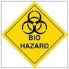 V Safety Hazard diamond – Bio hazard-300x300mm-Magnetic Safety Sign