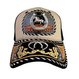TOPACC Western Trucker Hat for Men Women Horseshoe Vintage Cowboy Country Hats Cute Baseball Cap for Western Outfit