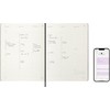 Moleskine Smart PRO Planner 2026, 12-Month Weekly Digital Agenda, Elastic