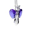 Rainbow crystal Violet Guardian Angel Crystal Suncatcher, 2.83 inch Long,