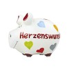 KCG Ceramic Piggy Bank Heart Design Approx. 12.5 cm x