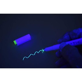 Opticz Invisible UV Blacklight Reactive Fine Tip Ink Marker (Invisible UV Yellow)