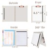HAUTOCO Clipboard Folder, Clipboard with Storage, Clipboard A4 with 5