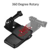Backpack Strap Cap Clip Mount 360 Degree Rotary Clamp Arm