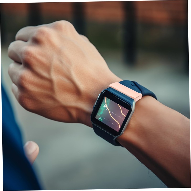 KOMBIUDA 2pcs Watch Band Adapter: Smartwatch Strap Connector Adapter Metal
