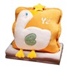 Travel Blanket and Pillow Set Multifunctional Plush Cute Animal Hand