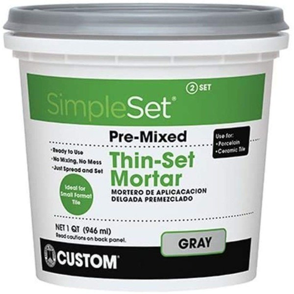 SimpleSet Pre-Mixed Thin-Set Mortar 1 QT