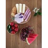 Generisch Bamboo Plates, Wooden Plates, Made of Environmentally Friendly Bamboo