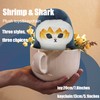 CNAANA Kawaii Shark Cat Plush Toy Stuffed Animal Doll, Soft
