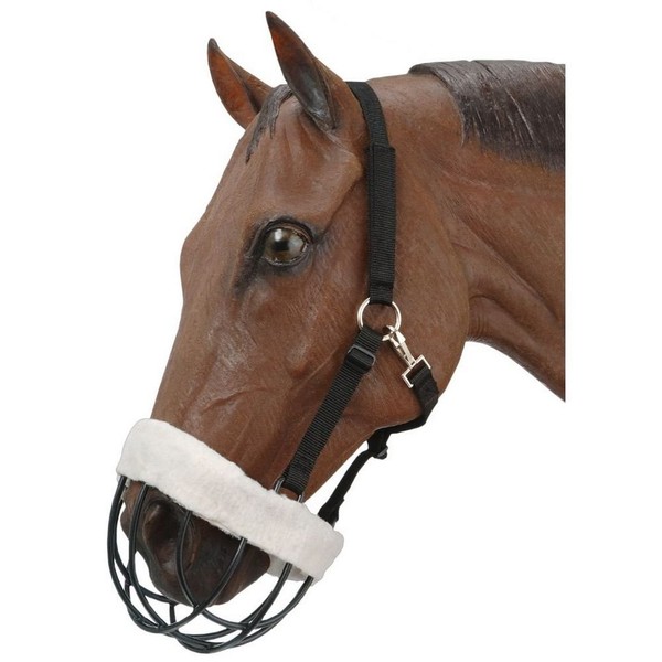 Tough-1 Freedom Muzzle w/ Nylon Headstall - Horse