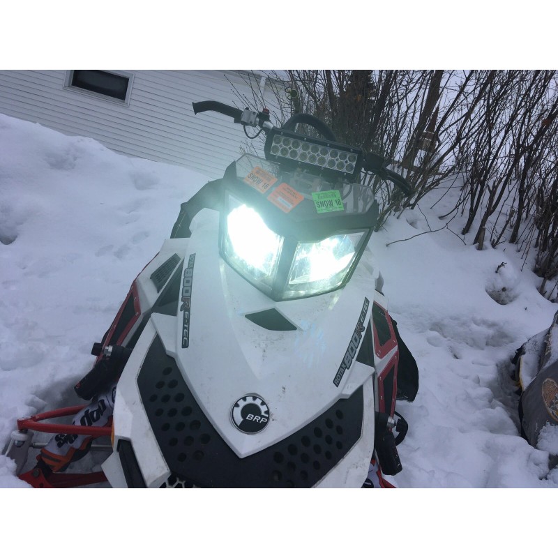 FTH6LED00BANSHEE 2003 Yamaha Banshee ATV 4 wheeler LED HEADLIGHT UPGRADE