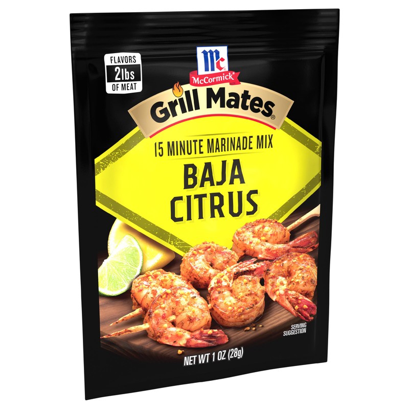 McCormick Grill Mates Baja Citrus Marinade Mix, 1 oz (Pack