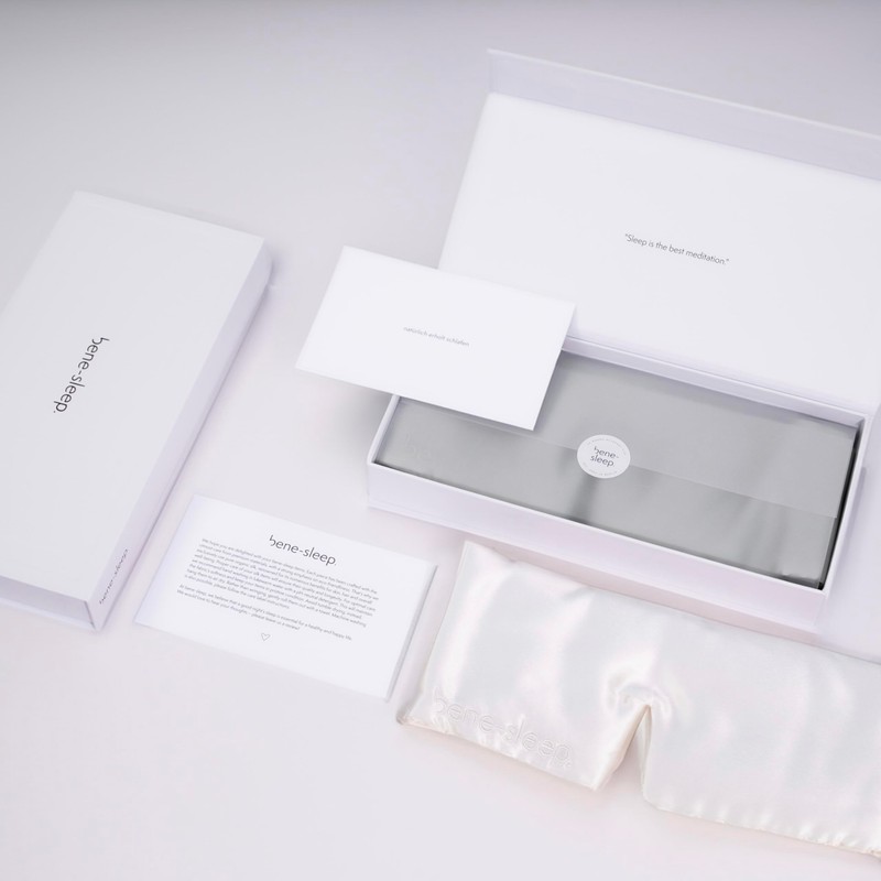 bene-sleep Sleeping Mask - Luxurious Sleeping Comfort Made of 100%