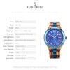 BOBO BIRD Men’s Wooden Watch 1.69in (43mm) Case, Japanese Quartz