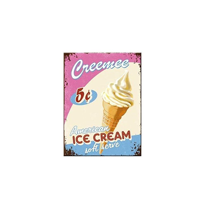 Nostalgic Art Creemee Ice Cream steel fridge magnet (na)