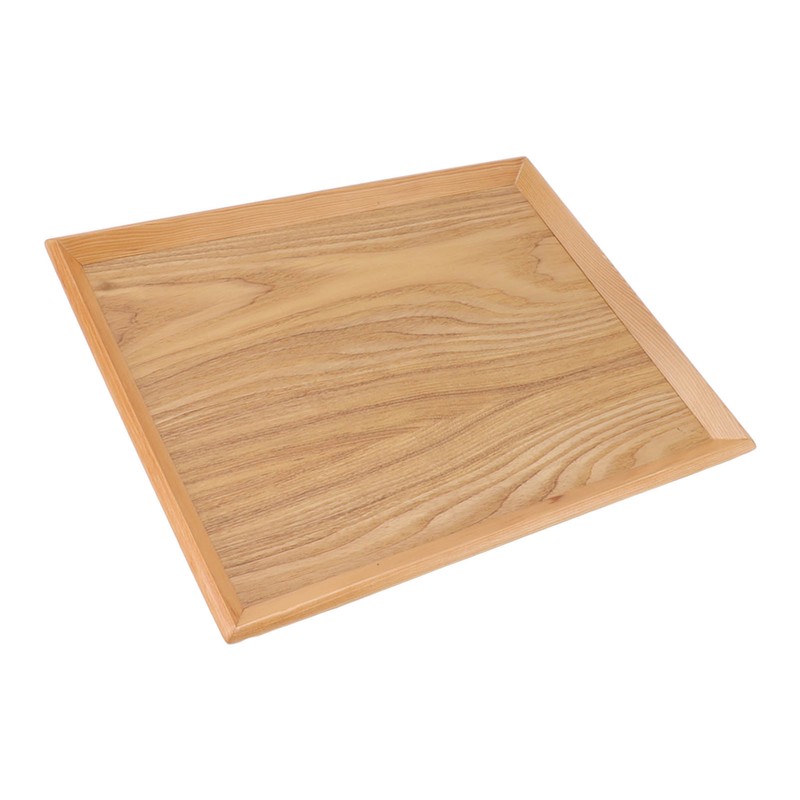 Rectangle Wood Tray Multifunctional Serving Tray for Fruit Food Pizza