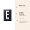 Design Letters Buchstaben Notizbuch A5 A-Z Schwarz | Nutzen Sie