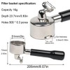 51mm Portafilter 2 Ears with Double Spout Compatible with Delonghi