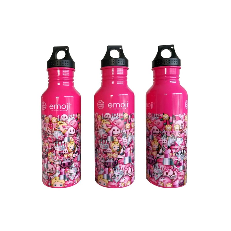 Emoji Water Bottle EMWB002 (pink)