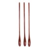10Pcs Long Handle Wooden Coffee Spoons Wooden Mixing Spoon Mini