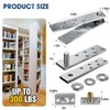 SKMYL Door Pivot Hinges,Invisible Hinge System with Ball Catch Hardware