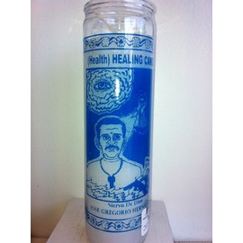 Dr. Jose Gregorio Hernandez Cisneros 7 Day Unscented Candle in Glass for Health and Healing