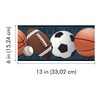RoomMates RMK11503BD Sports Balls Peel and Stick Wallpaper Border