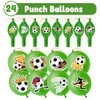 Soccer Party Favors Set with Tattoos and Balloons