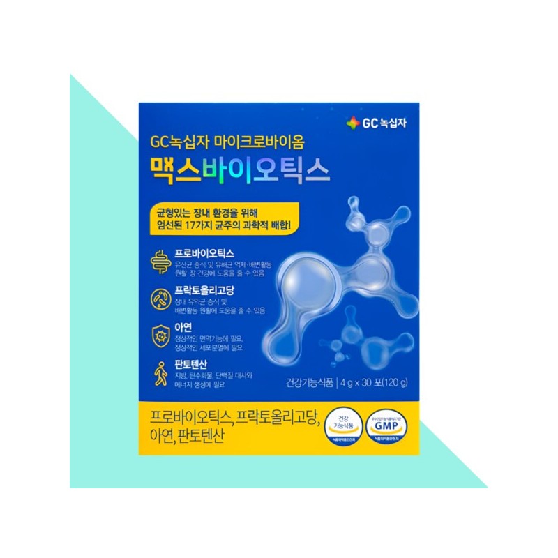 GC녹십자 마이크로바이옴 맥스 바이오틱스 포스트 30포X1개 GC Green Cross Microbiome
