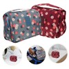 Gatuida 2pcs Travel Toiletry Bag with Hanging Hook Foldable Cosmetic