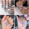 qiipii 4080Pcs Crystal Clear Uñas Rhinestones Multi Formas Flatback Cristal
