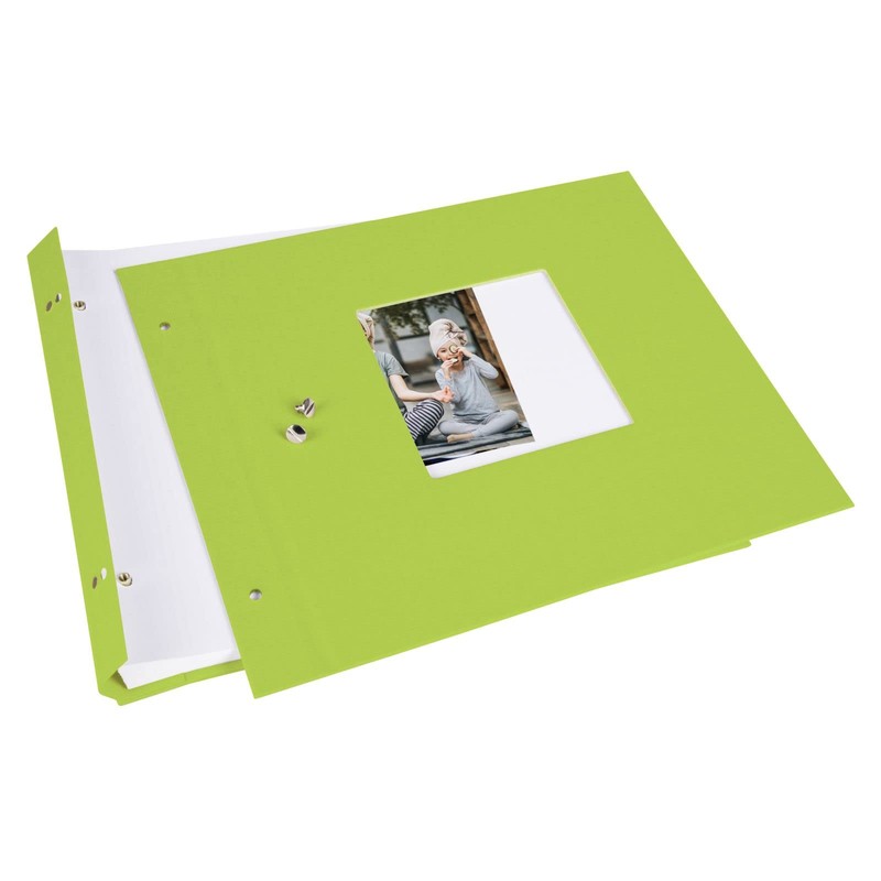 goldbuch Screw Album, Cardboard, Green, 30 x 25 cm