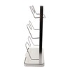 Wall Mounted Pot Lid Rack 304 Stainless Steel Punch Free