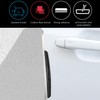 Pack of 8 Carbon Fibre Pattern Car Door Edge Stickers,