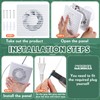 Qunclay 2 Pcs 4 Inch Small Window Fan 110v Kitchen