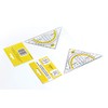KREISLINEAL Geometry Triangle/Set Square for Drawing Circles, Shatterproof, 16 cm