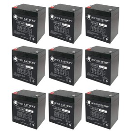 VICI Battery VB5-12 - 12V 5AH UPS Battery for Power Patrol SLA1055-9 Pack Brand Product