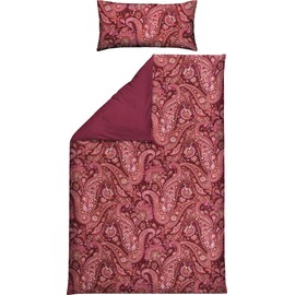 REDBEST Bed Linen Satin Berry Size 1x 135x200 cm + 1x 80x40 cm