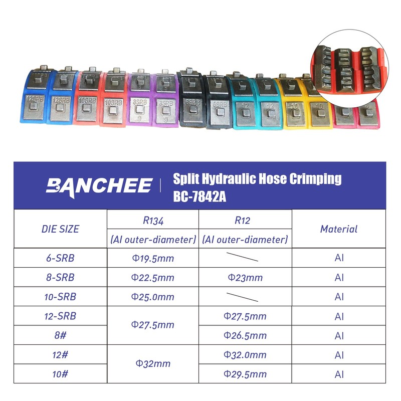 BANCHEE hydraulic hose crimping tool AC Crimping Tool for Barbed