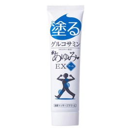 Glucosamine Ayumi EX Cool 1 Piece Warm Massage Cream Warm and Comfortable Knees, Waist, Shoulders, Relaxing Hyaluronic Acid, Chondroitin, MSM Formulated Gel