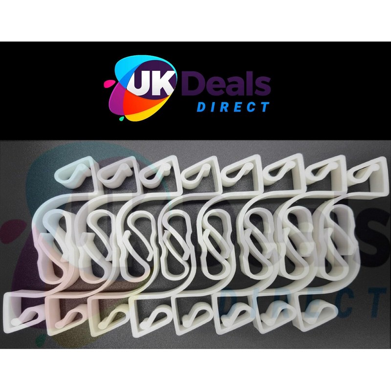 UKDeals Direct Gutter Hooks for Hanging Outdoor Christmas Xmas String