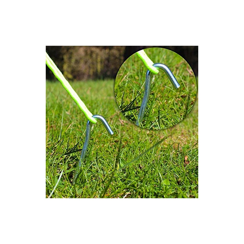 GroundMaster Tent Pegs | 9" Heavy Duty Galvanised Tent Pegs