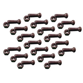 19 - Plow Bolt & Nut for Blades/Cutting Edge, 5/8-11x 2 - Grade 8, Dome Head