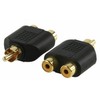 Mr. Gadget's Solutions® GOLD RCA Audio Cable Y Splitter Adapter