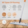 Superio Microfiber Mop Replacement Head, 16 inch Damp Mop Pad