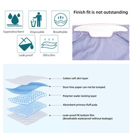 Neck Collar Sweat Pads, CANAGROW 80PCS Disposable Collar Protectors Self-adhesive Anti-Dirty Stain Shirt Neck Liner for Shirts, Absorbent Collar Sweat Stickers for Men Women