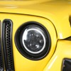 Hooke Road Wrangler TJ Matte Black Headlight Bezels Cover Trim