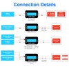 Yunsailing 2 Pcs High Precision Watt Meter Power Analyzer Battery