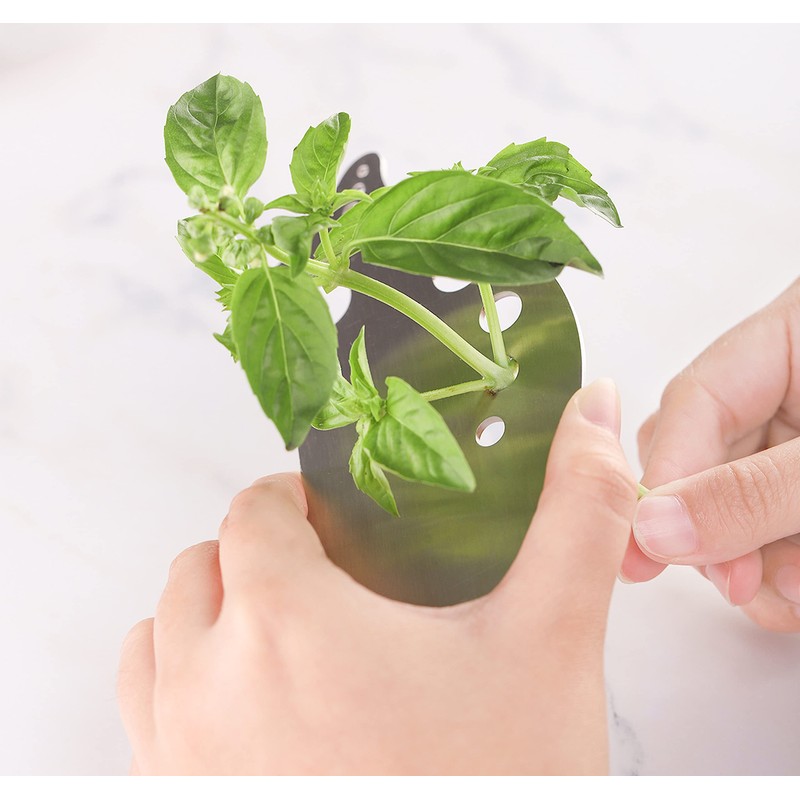 Lefipet Herb Stripper,Stainless Steel Kitchen Herb Leaf Stripping Tool with